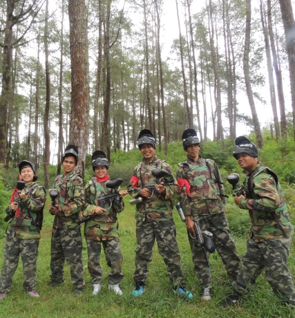 Denio Outbound Indonesia - Paintball Battle Process