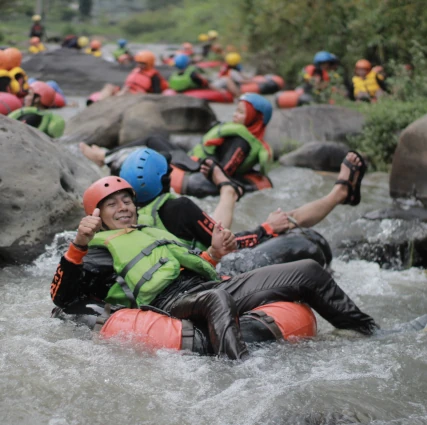 Denio Outbound Indonesia - River Tubing Detail