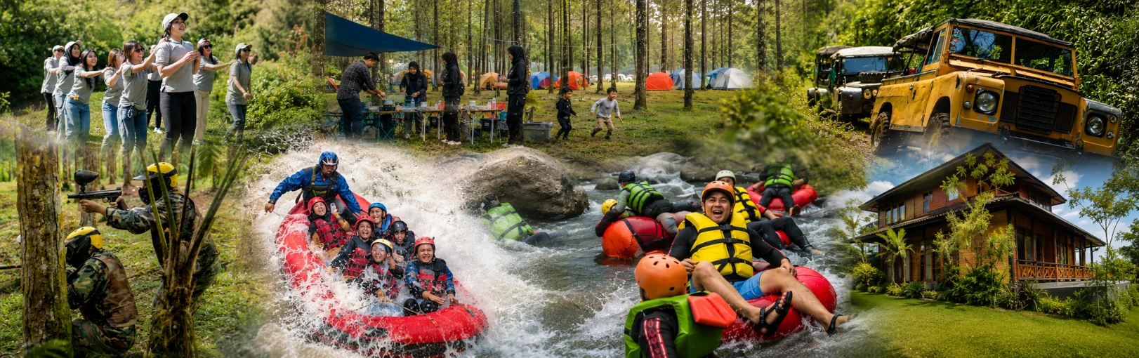 Paintball and Rafting - Denio Outbound Indonesia