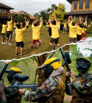 Paintball and Rafting - Denio Outbound Indonesia