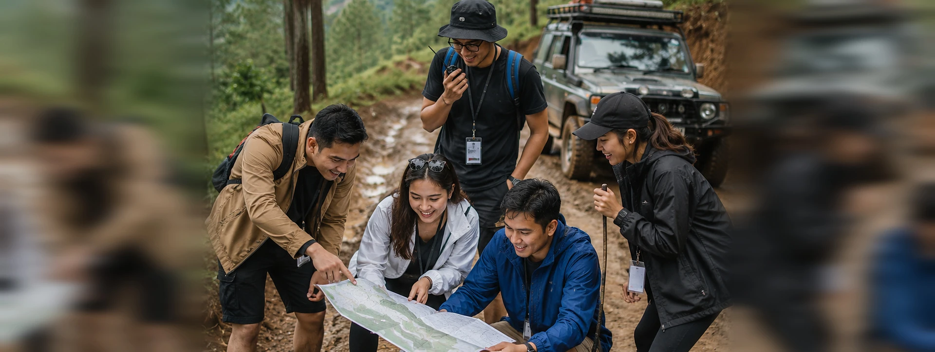 Permainan Flag Hunting bersama Denio Outbound Indonesia