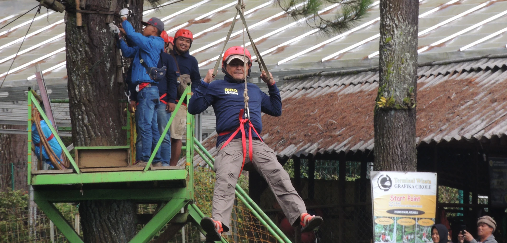 Denio Outbound Indonesia - Full Day Outbound High Rope Hero