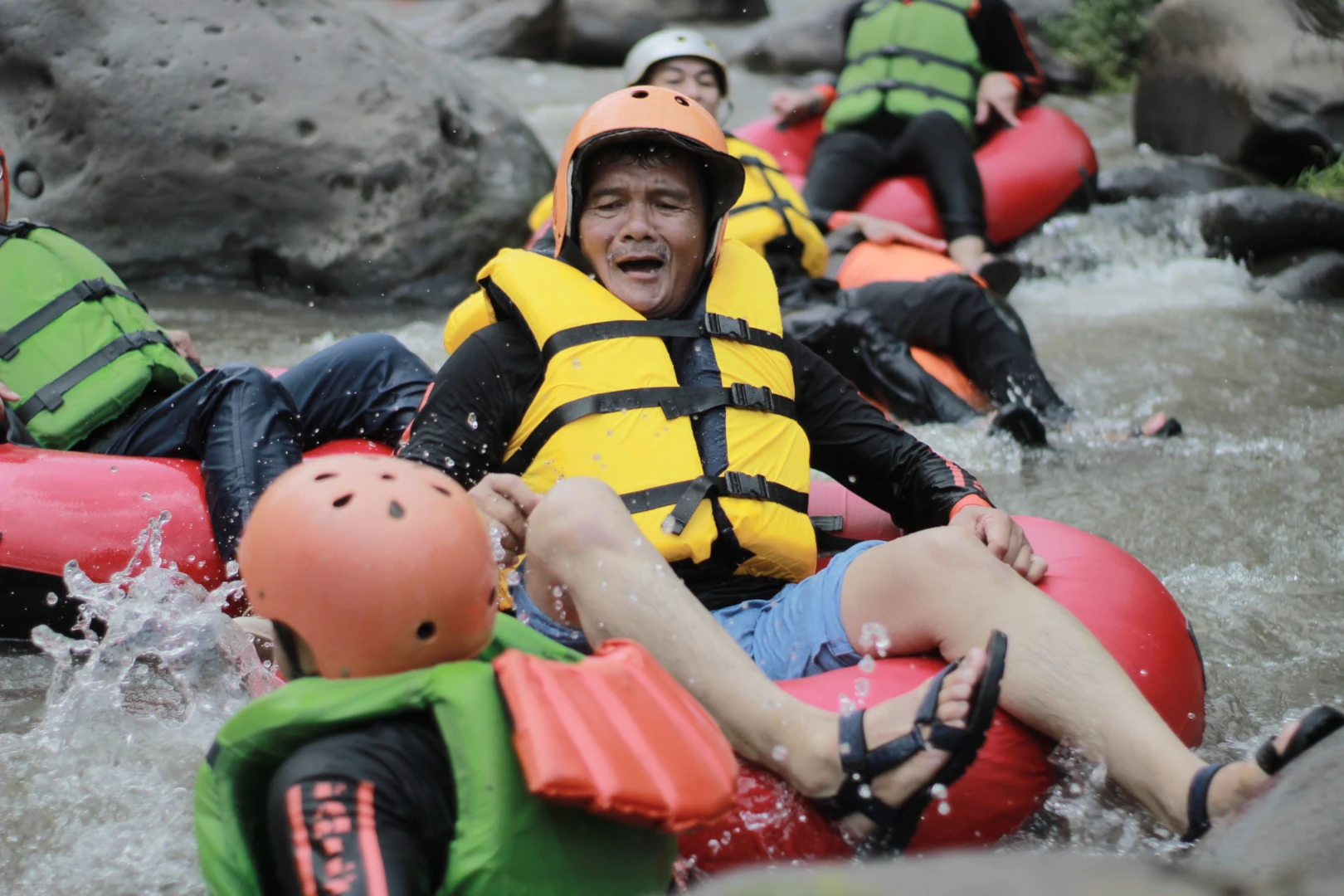 Denio Outbound Indonesia - River Tubing 10