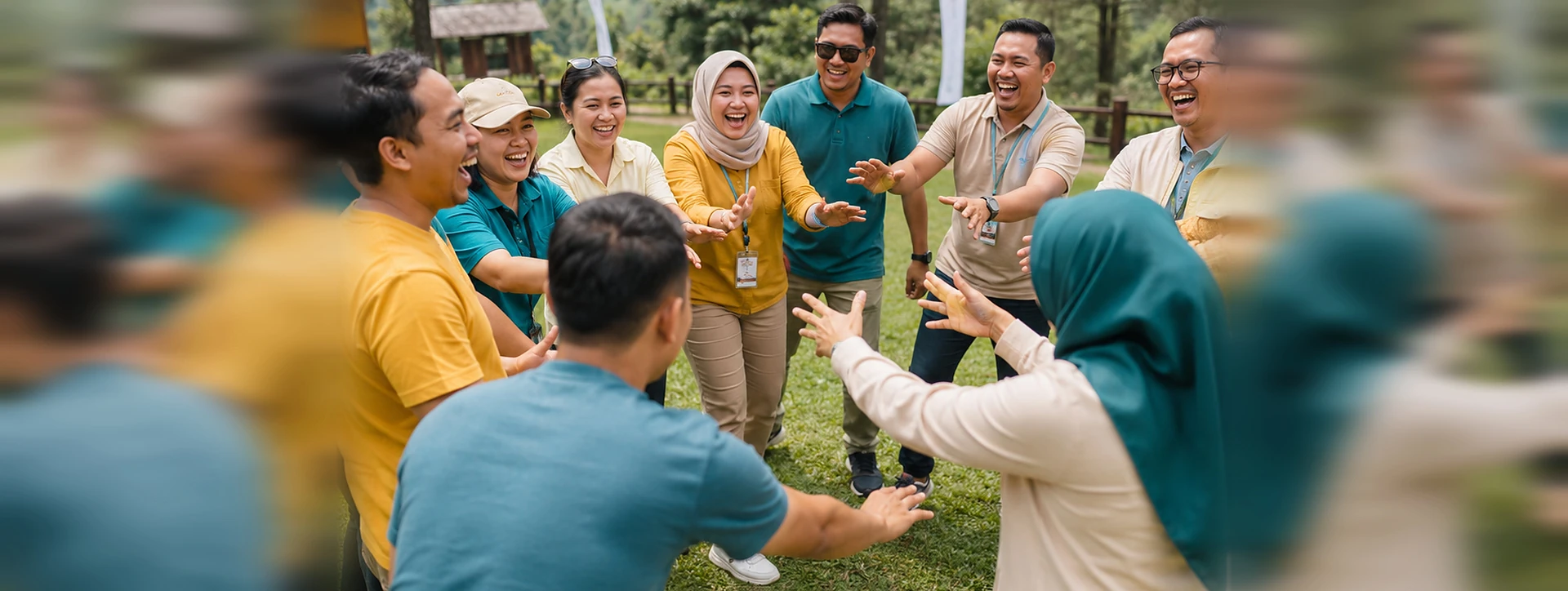 Permainan Angin Ribut bersama Denio Outbound Indonesia