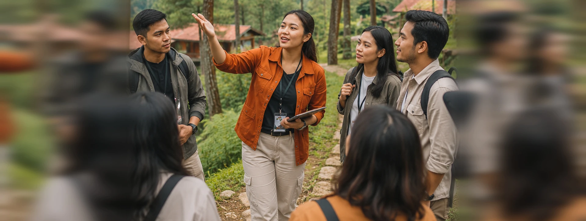 Permainan Dragon Tail bersama Denio Outbound Indonesia